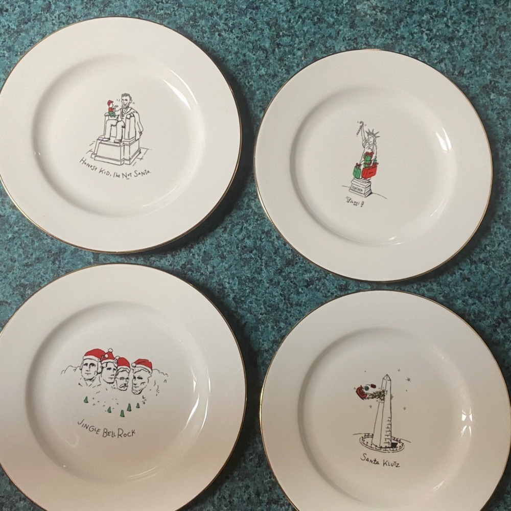 Merry Masterpieces 1st Edition Salad Plates